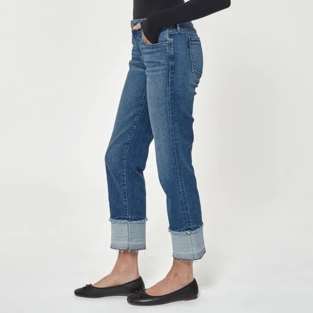 Parker Smith Bowery Crop Straight w/Raw Cuff in Isla   Size 8/29